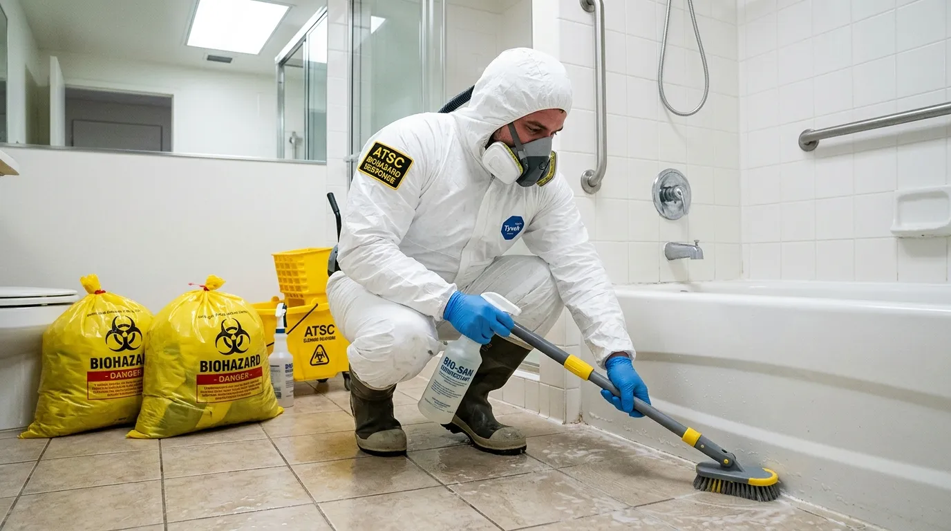 Decontamination equipment deployed for Blood Cleanup in Crete